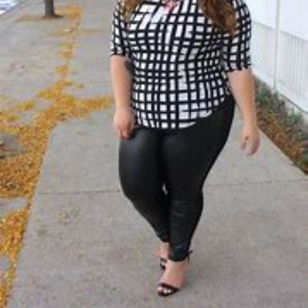 LEGGINGS DEPOT PLUS SIZE. [ BLUE ]